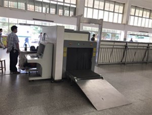 汽車站采購(gòu)我司X光安檢機(jī)